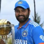 Rohit Sharma with World Cup 2023