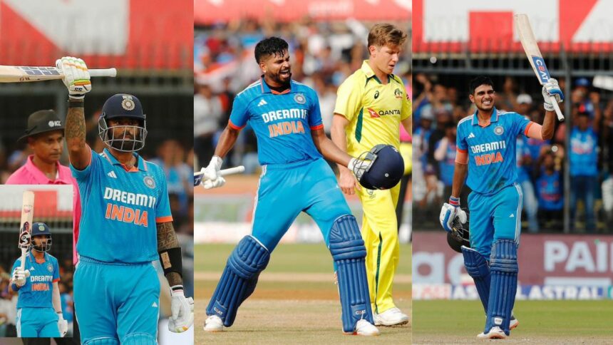 India's Highest Score vs Australia